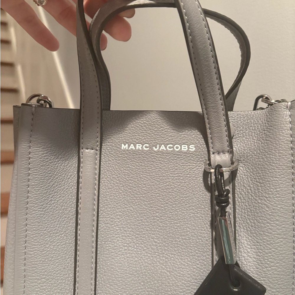 NWT Marc Jacobs The Shopper Tote Bag, soft neutral gray tone. - Picture 3 of 9
